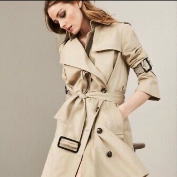 Banana Republic Jackets & Blazers - Banana Republic x Olivia Palermo Trench Coat Asymmetrical Hem Size large